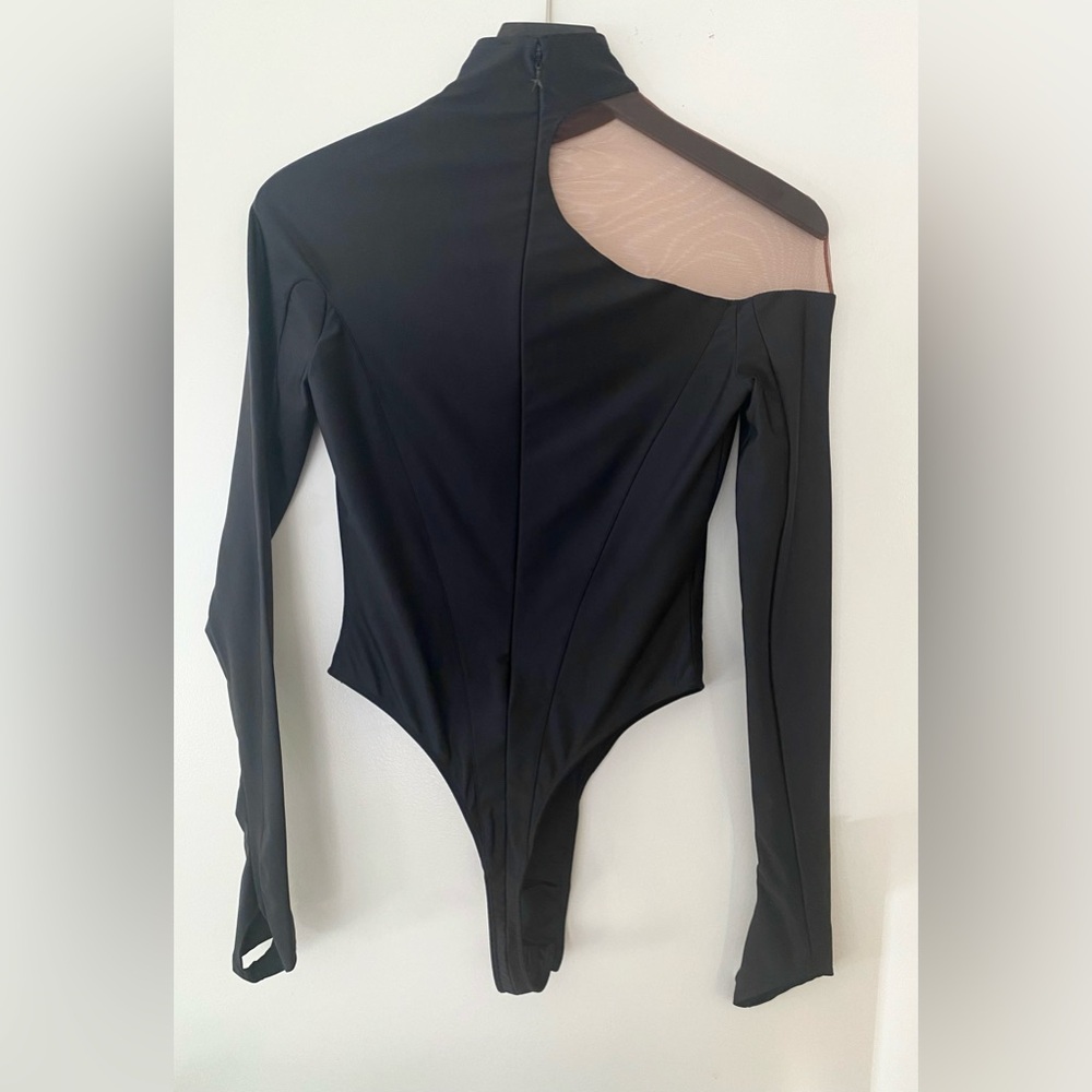 Mugler Deep Mesh Bodysuit Sz 38 $660 - Picture 4 of 8